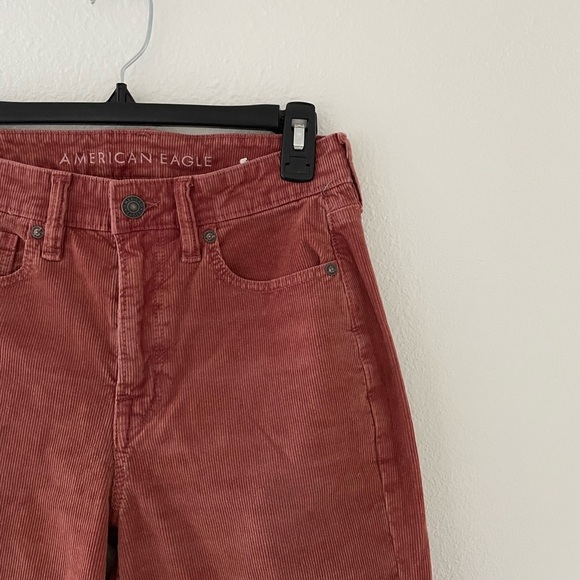 American Eagle Corduroy Mom Straight Leg Jeans - Picture 2 of 7